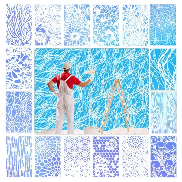 BowLift | 🔥DIY Decoration🌻 - Garden Fence Large Flower Drawing Stencils