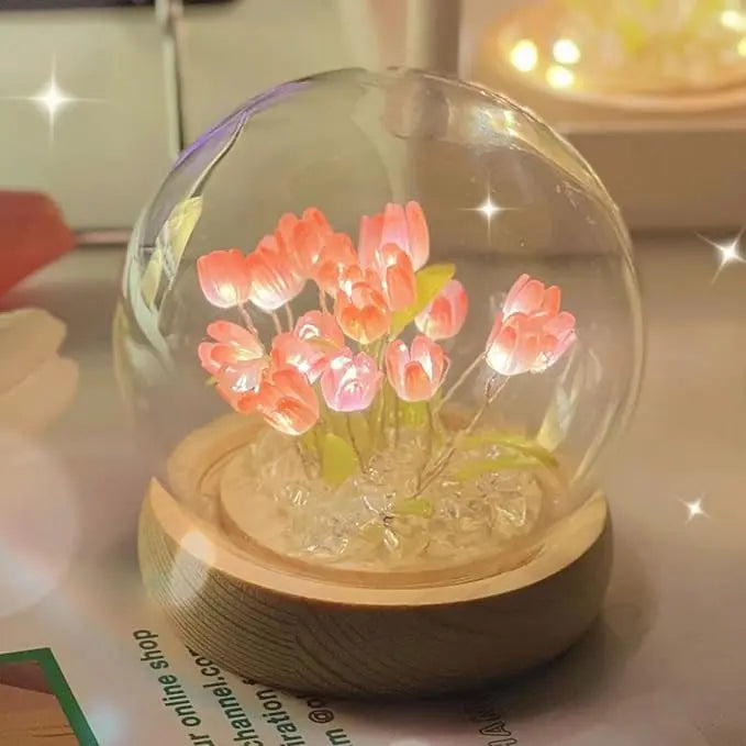 BowLift | DIY Glass Tulip Globe Lamp