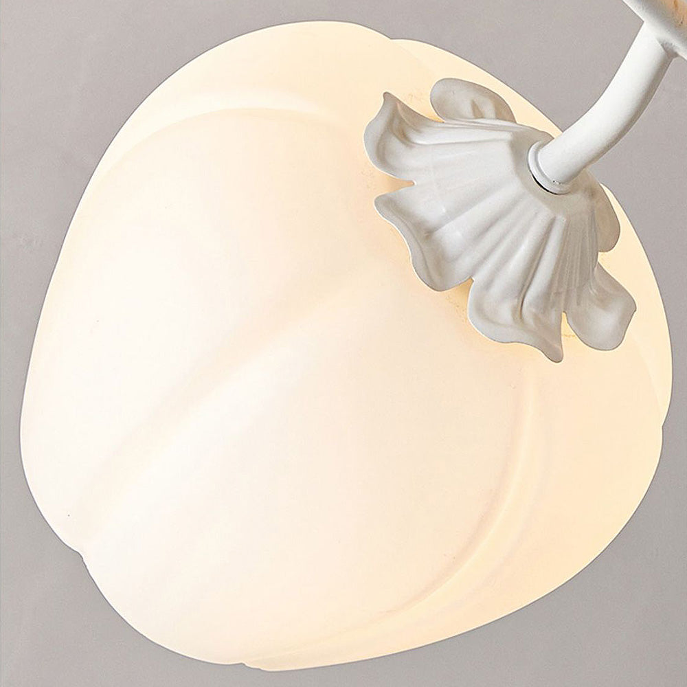 BowLift | Ceiling Light with Floral Glass Shade Design