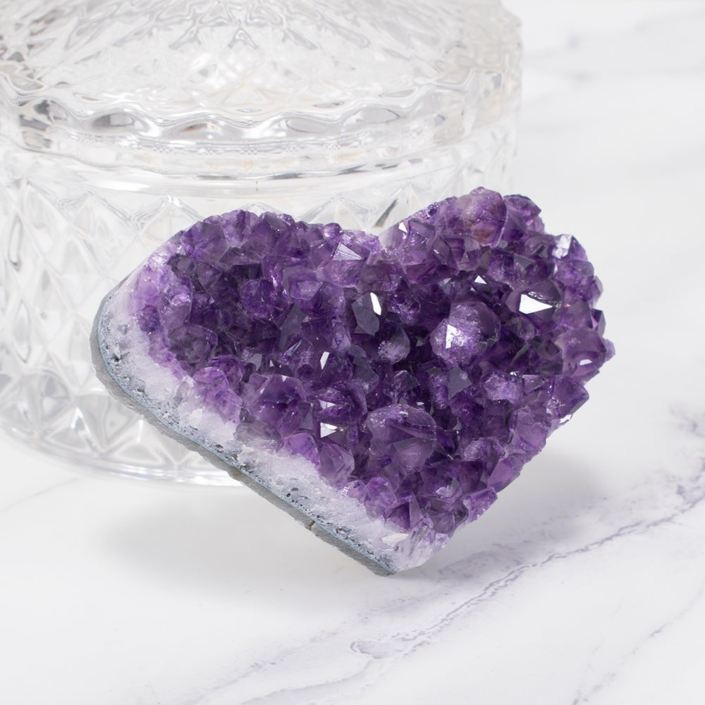 BowLift | Amethyst Cluster Heart