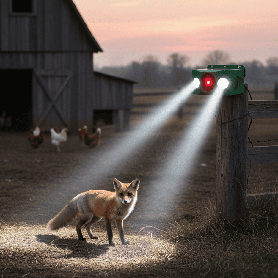 BowLift | Animal defense alarm lights with loud alarm signal
