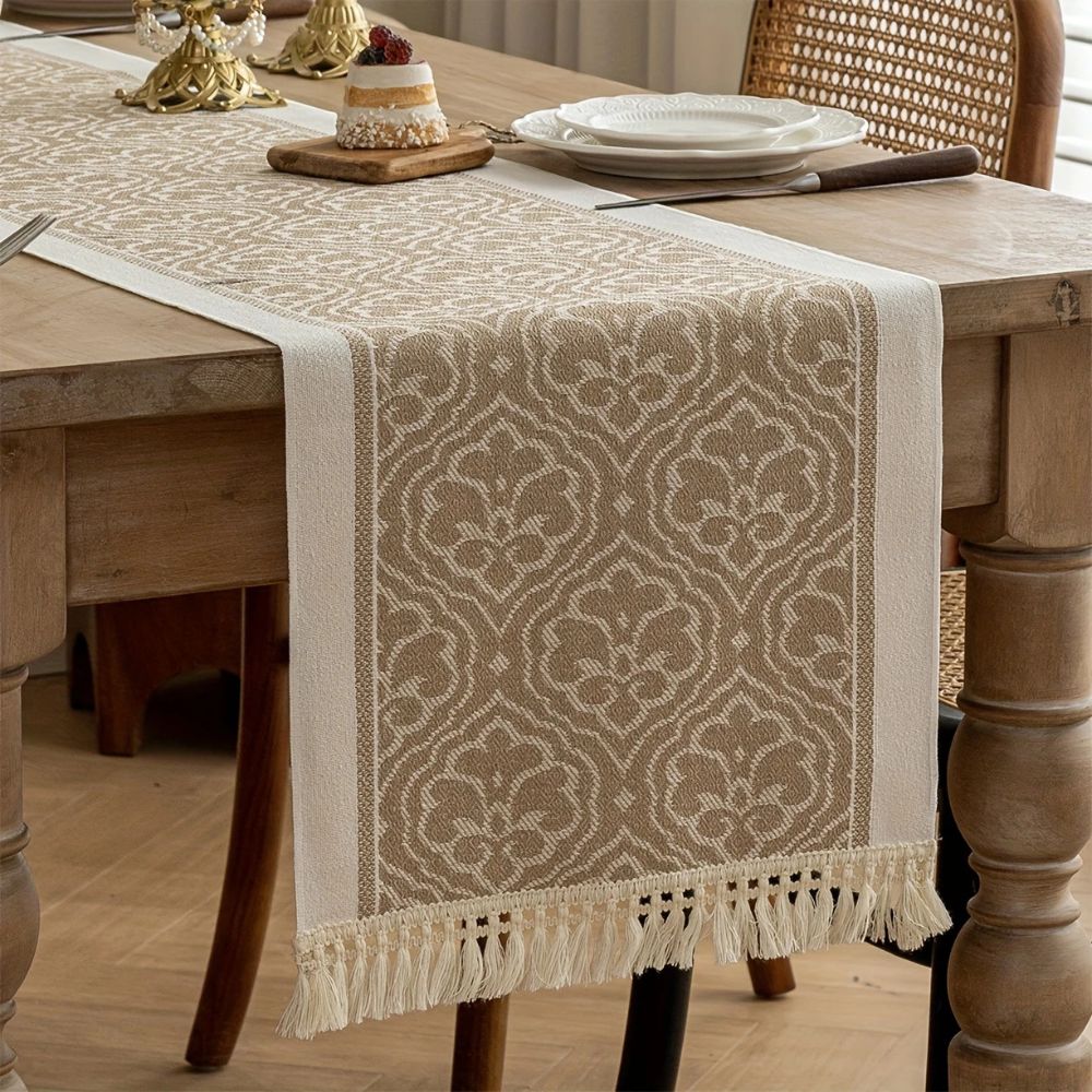 BowLift | Damask Dune Table Runner