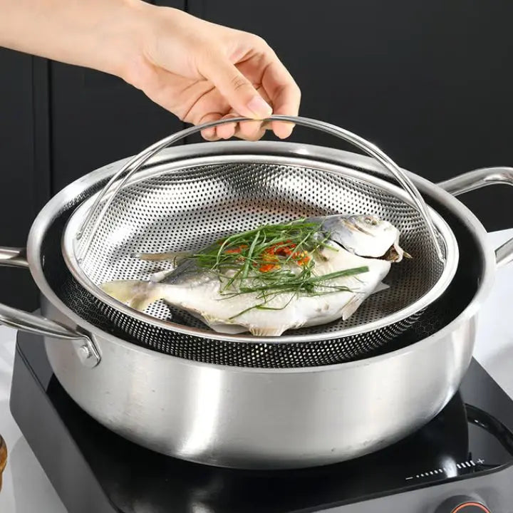 BowLift | Stainless Steel Steamer with Handle – Healthy Cooking Made Easy