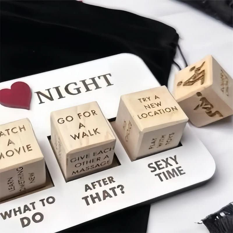 BowLift | Passion Play Romantic Dice | Couple Game for Love & Intimacy | Date Night Idea | Elegant Gift for Couples | Romantic Moments