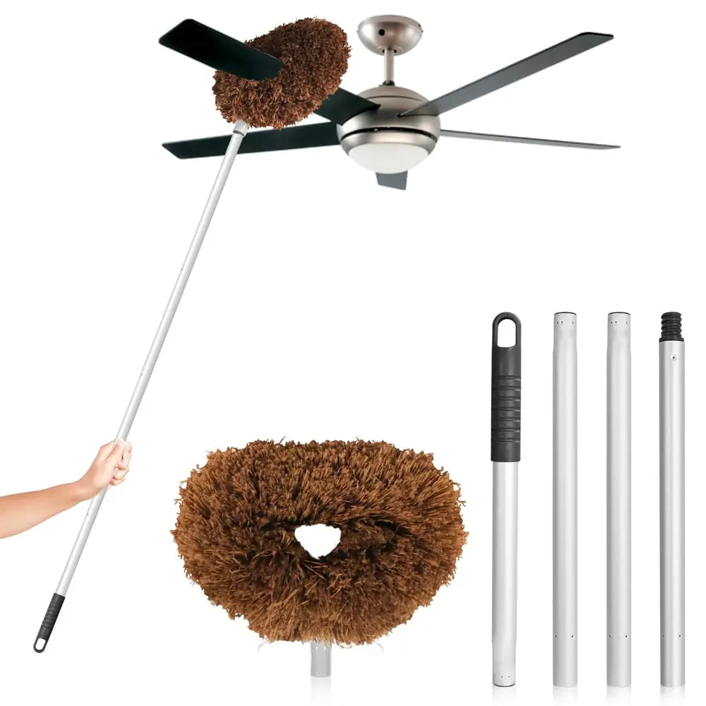 BowLift | Ceiling Fan Dust Brush with Telescopic Pole – Effortless Cleaning of High Areas