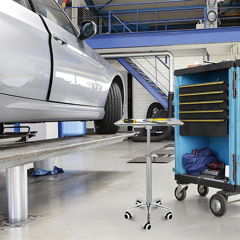 BowLift | Mayo Stand with Brake Wheels, Extra Large Salon Tray Medical Tray Mayo Stand, for Spa, Salon, Clinic, Personal Care