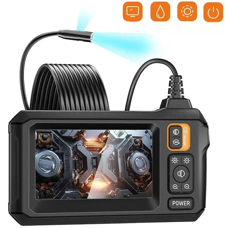 BowLift | Industrial Endoscope Inspection Camera – 1080P HD with 4.3-Inch Screen Adjustable Lens
