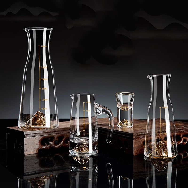 BowLift | Liquor Dispenser Set Red Wine Decanter Pot Crystal Glass Liquor Cup Spirits Pot