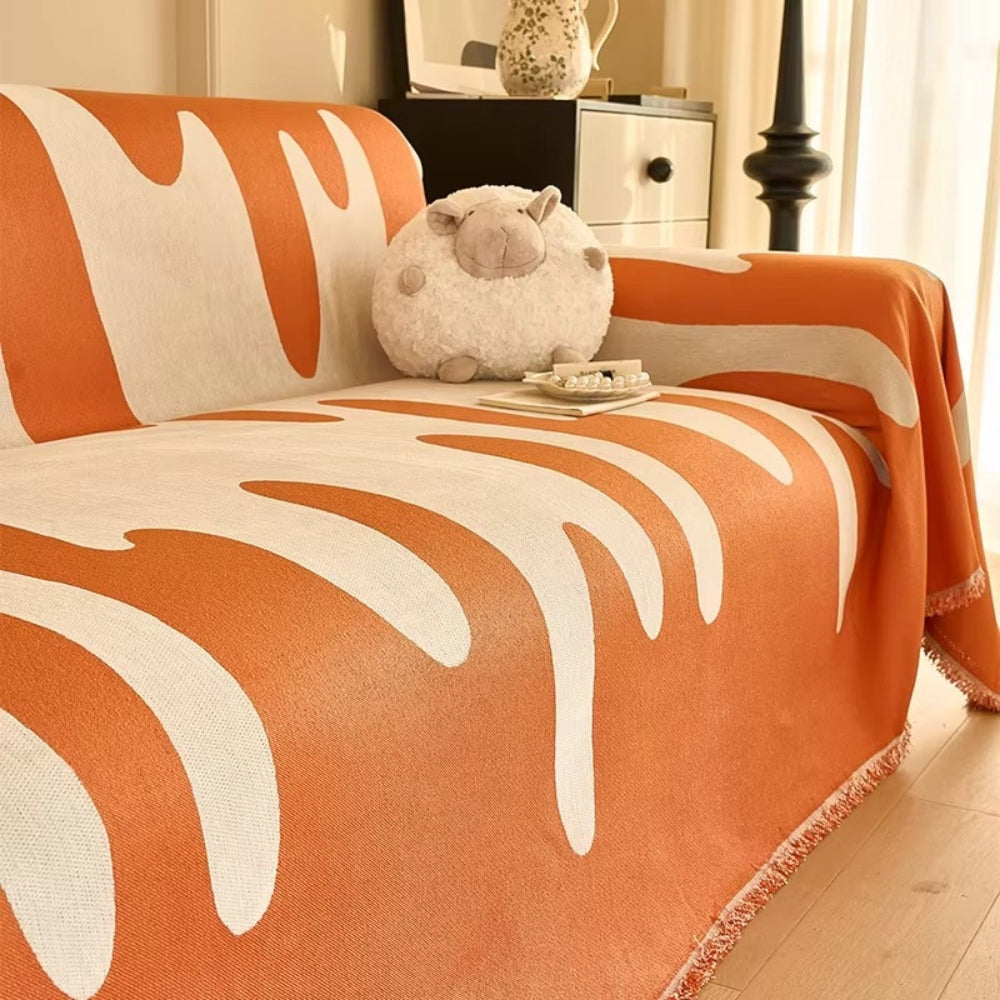 BowLift | Dripping Color Chenille Sofa Cover