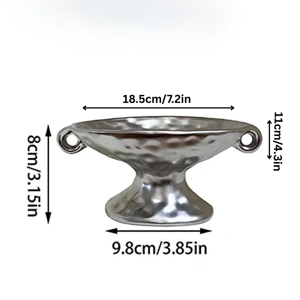 BowLift | Dual-Ear Ceramic Oval Organizer