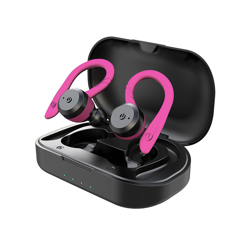 BowLift | Vega Waterproof Wireless Sport Earbuds – 20 Hours Playtime | Bluetooth 5.0, IPX7 for Swimming & Fitness