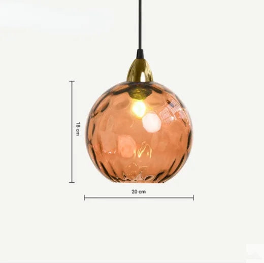 BowLift | HelderBol - Glass ball pendant lamp