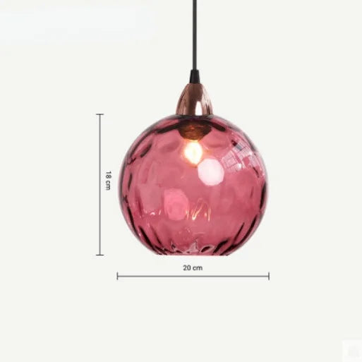 BowLift | HelderBol - Glass ball pendant lamp