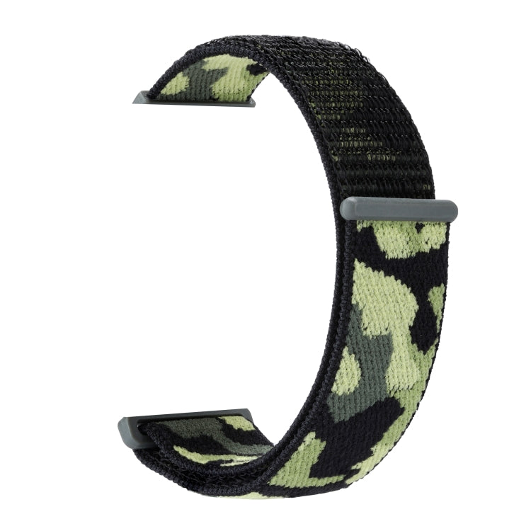 BowLift | Frerndorf | Nylon Loop Watch Band for Apple Watch Ultra 49mm & Watch Ultra 2 49mm / Series 9 & 8 & 7 45mm / SE 3 & SE 2 & 6 & SE & 5 & 4 44mm / 3 & 2 & 1 42mm (Army Green Camouflage)