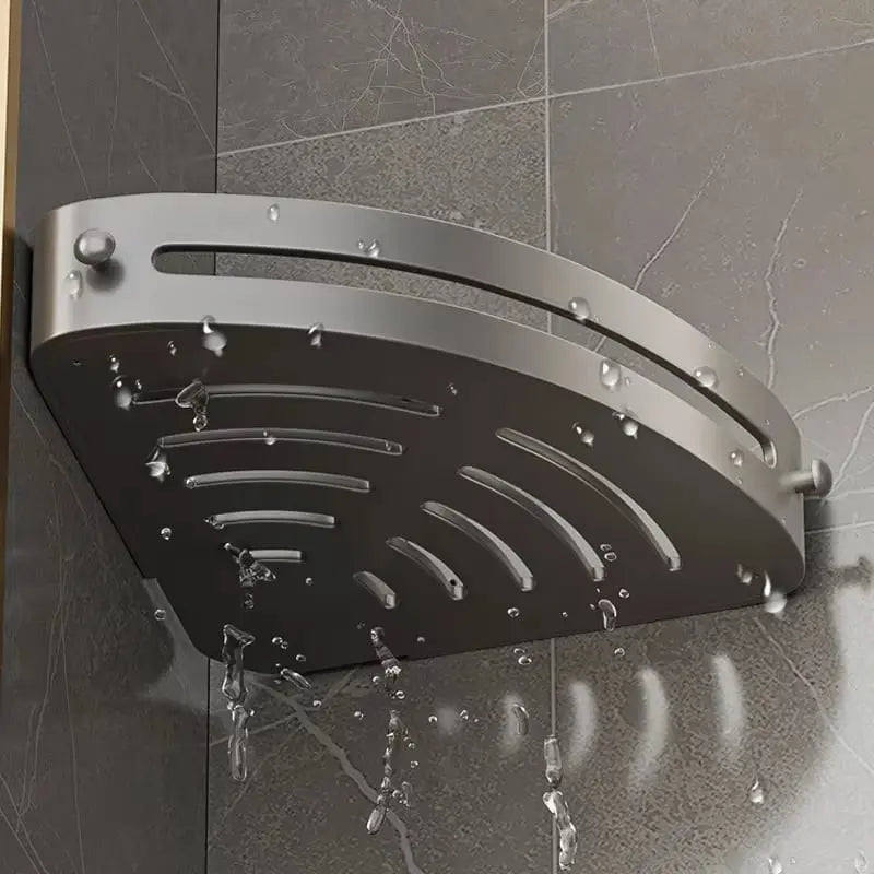 BowLift | Corner Shower Shelf – Space-saving Wall Storage for Your Bathroom