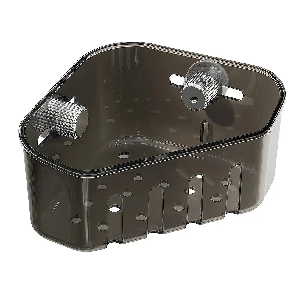 BowLift | Corner shelf with suction cup – Drill-free & space-saving