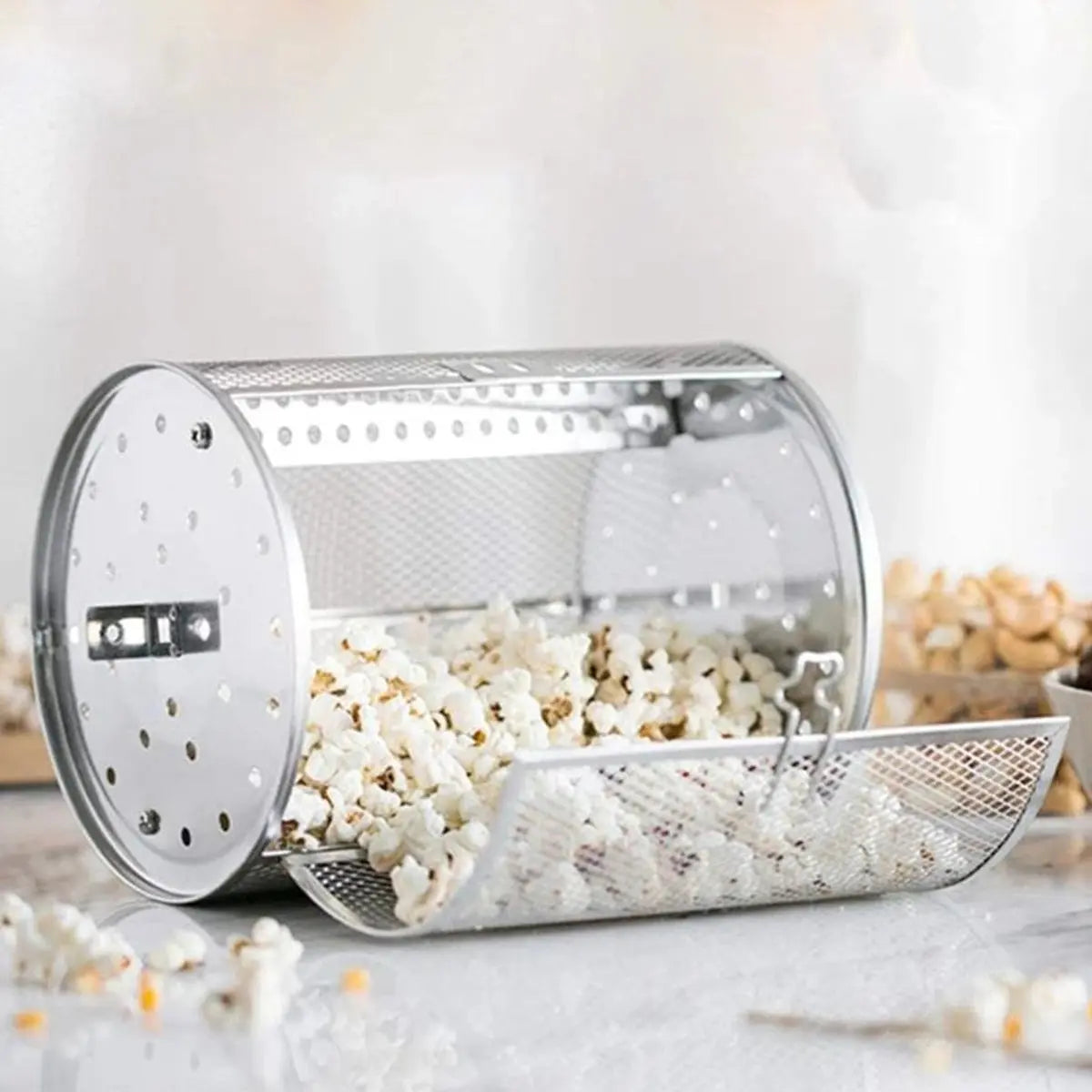 BowLift | Stainless Steel Redating Basket for the Grill – Even & Effortless Cooking