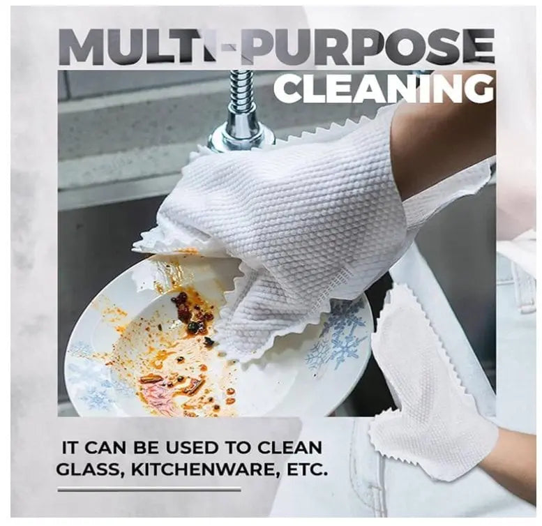 BowLift | Disposable Cleaning Gloves Made of Non-Woven Fabric – Remove Fine Dust Powerfully by Hand
