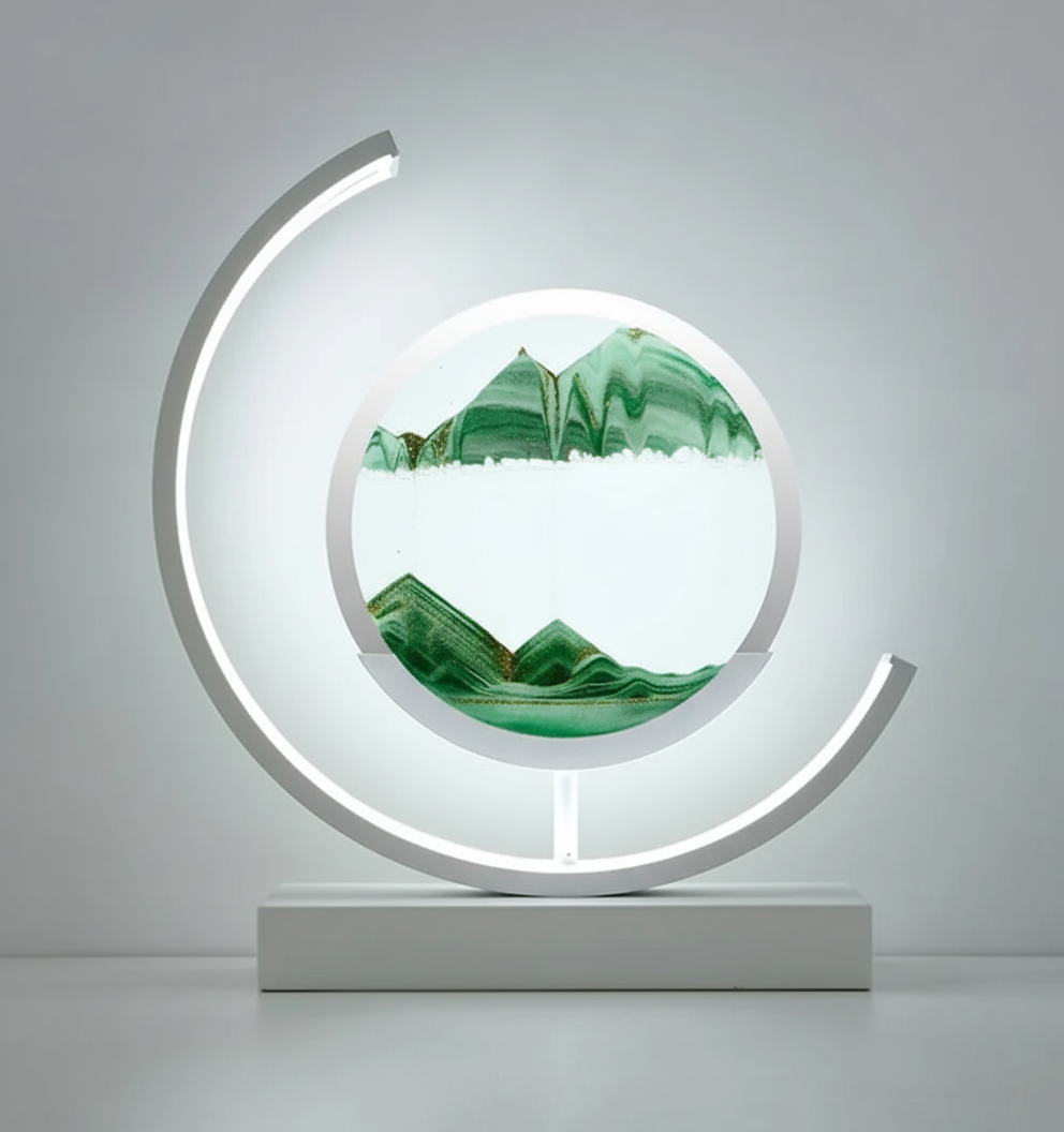 BowLift | DuneGlow Table Lamp – Handmade Mood Lamp with Soothing Light and Modern Design