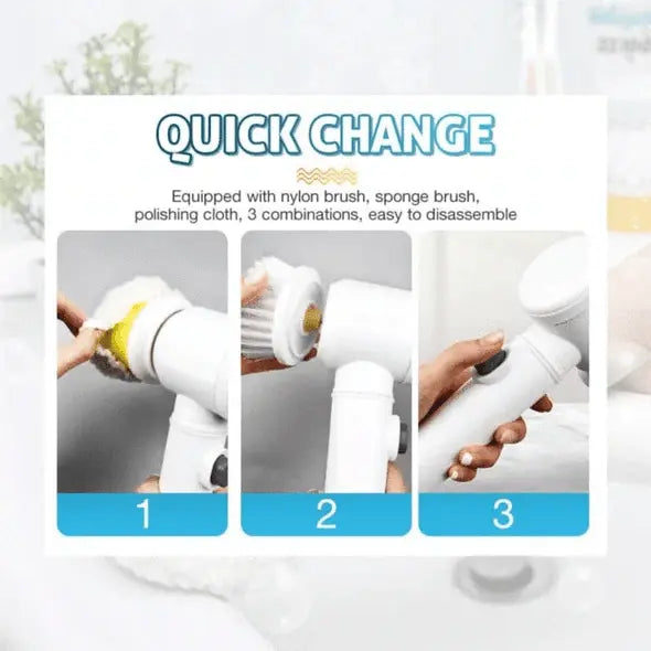 BowLift | Electric Redary brush with 360° brush heads for effortless cleaning