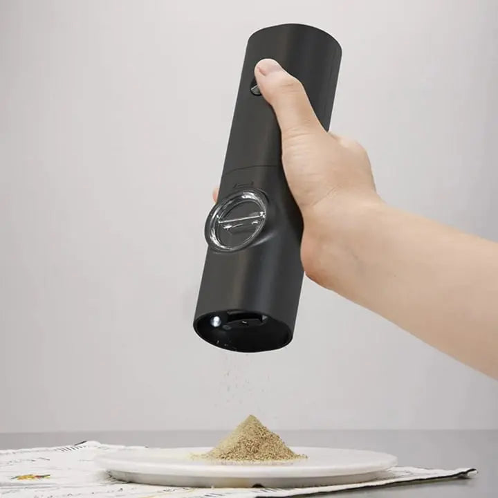 BowLift | Electric Salt & Pepper Mill – With LED & Adjustable Grind Size