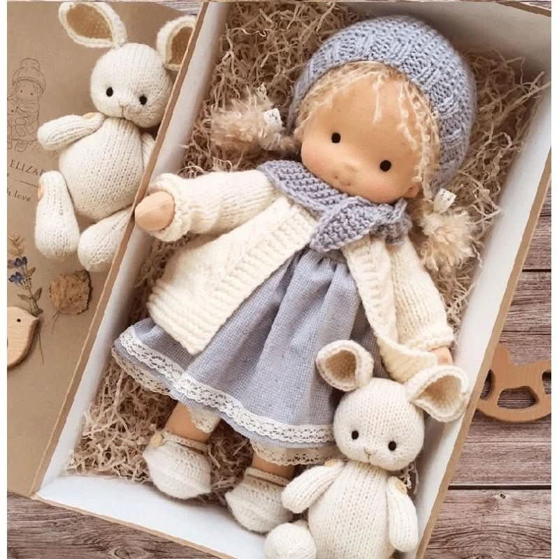 BowLift | Handcrafted Cotton Waldorf Doll for Creative Play