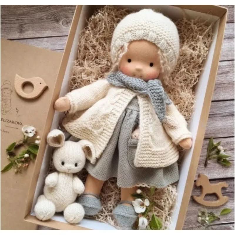 BowLift | Handcrafted Cotton Waldorf Doll for Creative Play
