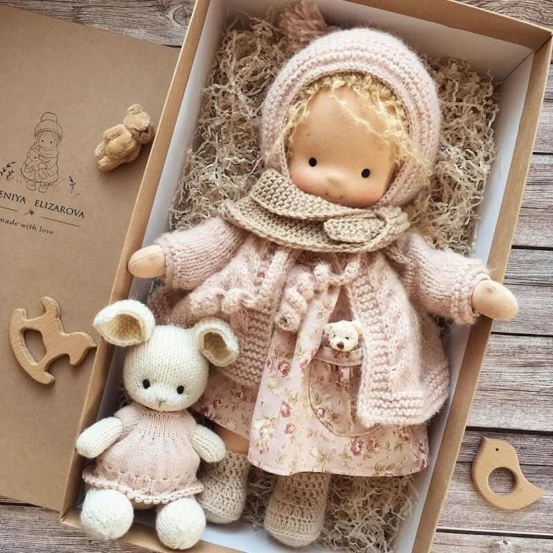 BowLift | Handcrafted Cotton Waldorf Doll for Creative Play