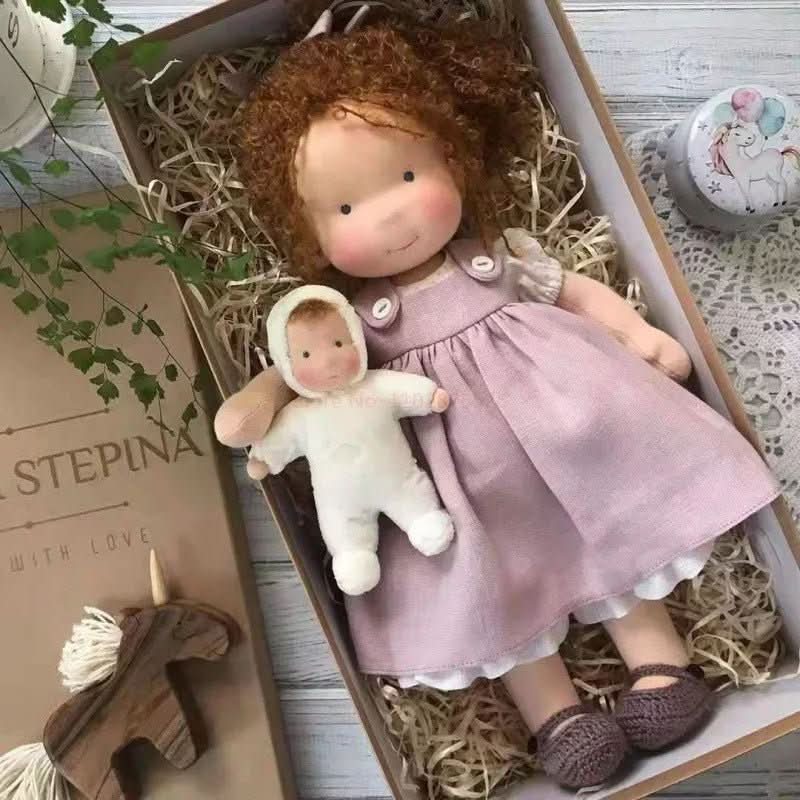 BowLift | Handcrafted Cotton Waldorf Doll for Creative Play