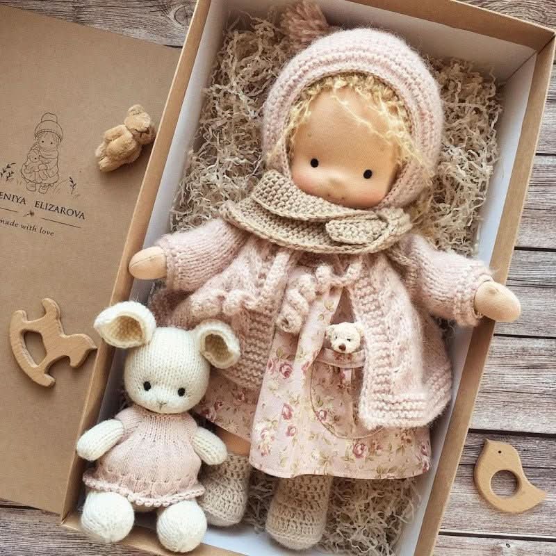 BowLift | Handcrafted Cotton Waldorf Doll for Creative Play