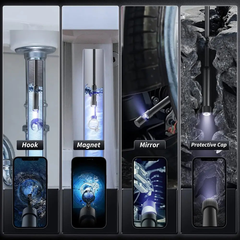 BowLift | Endoscope Camera Waterproof — HD Inspection Camera with 5m Cable