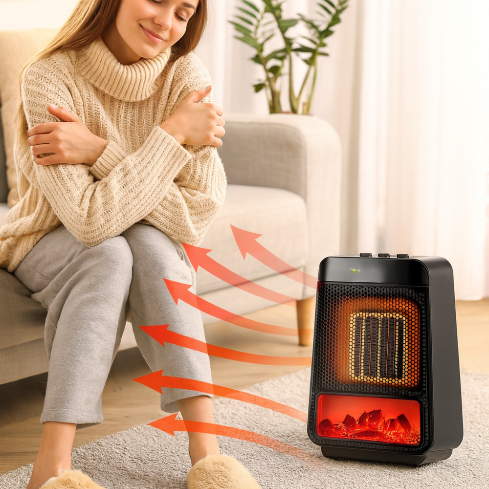 BowLift | Energy Efficient Electric Space Heater Adjustable Thermostat