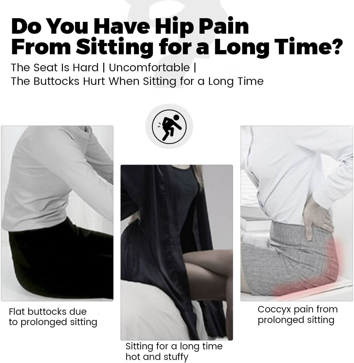 BowLift | Ergonomic Memory Foam Seat Cushion