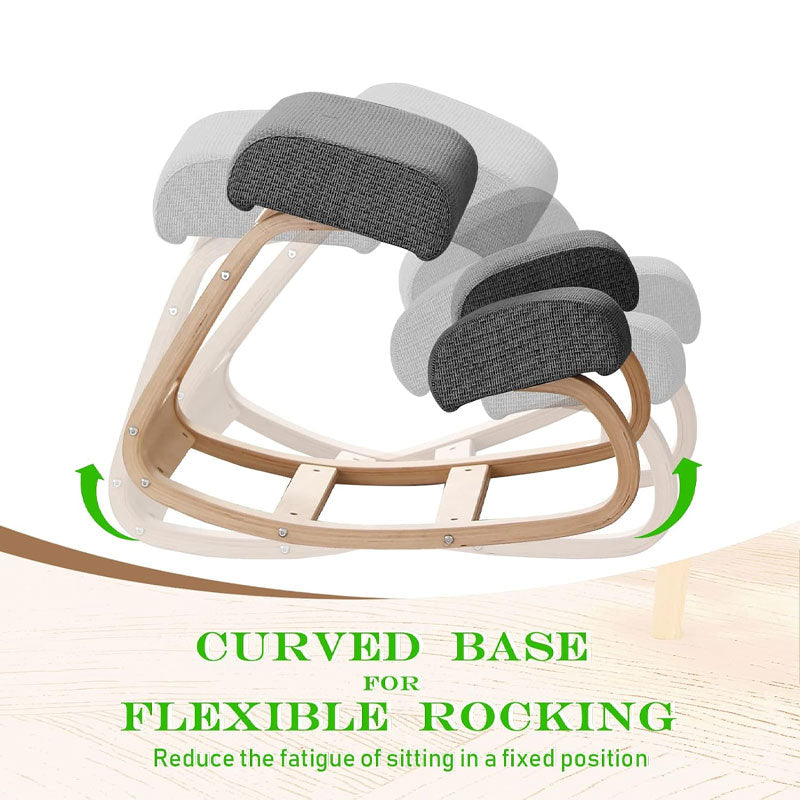 BowLift | Ergonomic Kneeling Chair, Rocking Kneeling Chair Posture Chair, Suitable For Home And Office