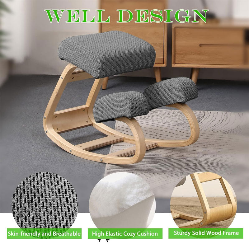 BowLift | Ergonomic Kneeling Chair, Rocking Kneeling Chair Posture Chair, Suitable For Home And Office