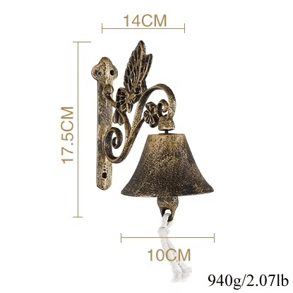 BowLift | Classic cast iron doorbell in vintage style for stylish entrances