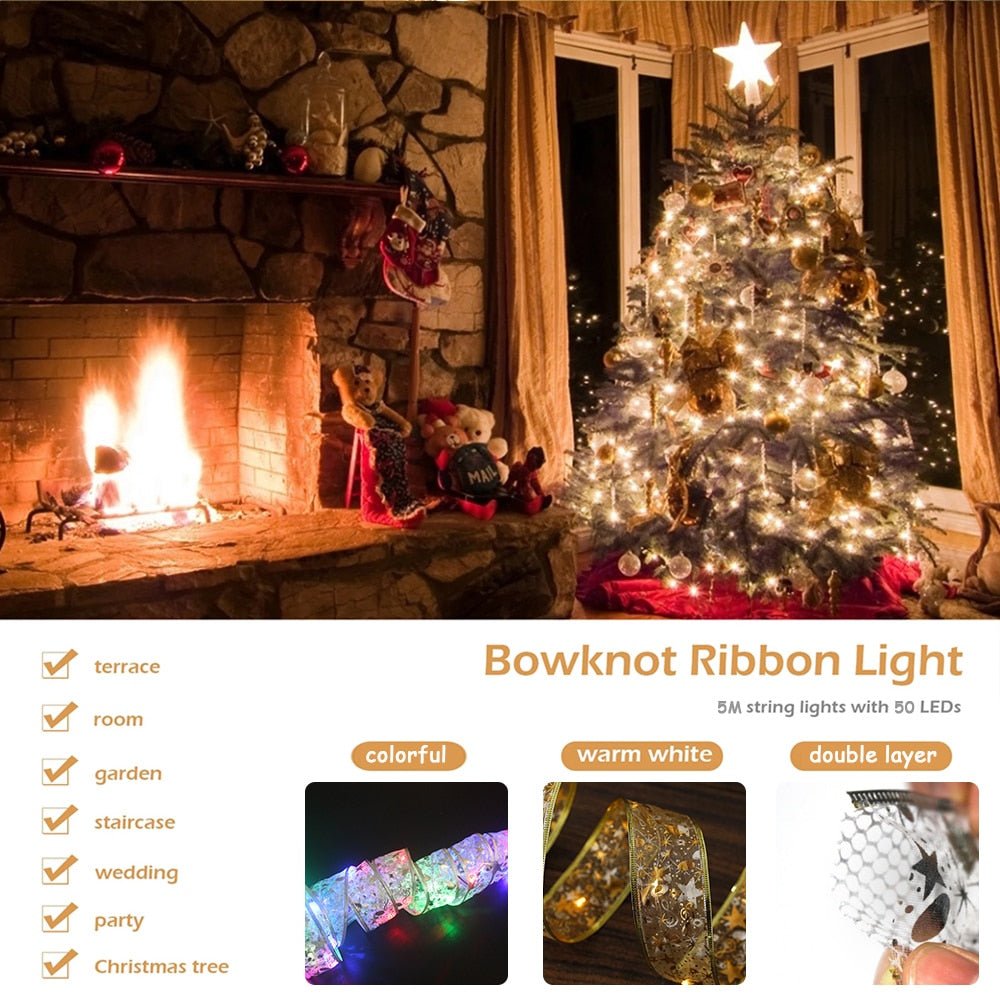 BowLift | Double-layer LED string lights for Christmas trees