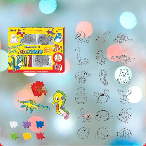 BowLift | Christmas Glass Painting Set for Creative Learning