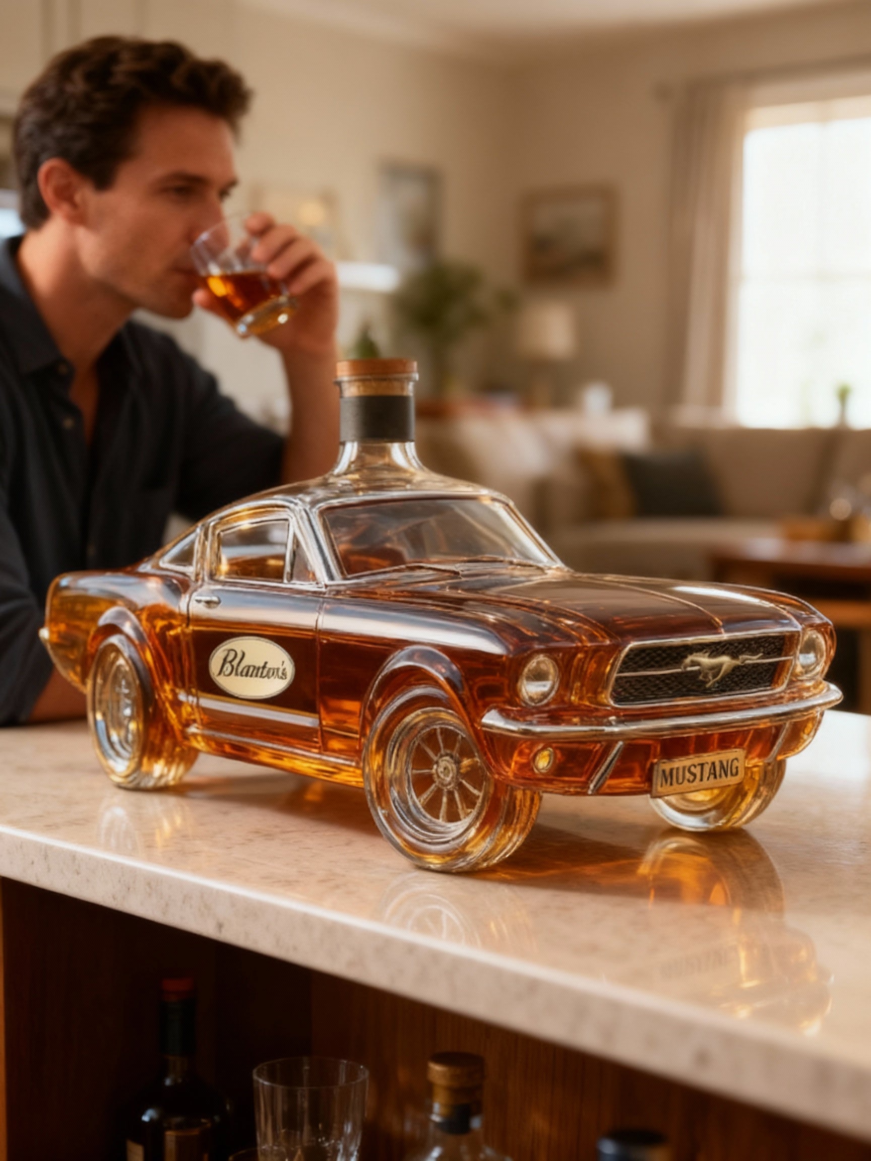 BowLift | Mustang Car Shaped Whiskey Decanter