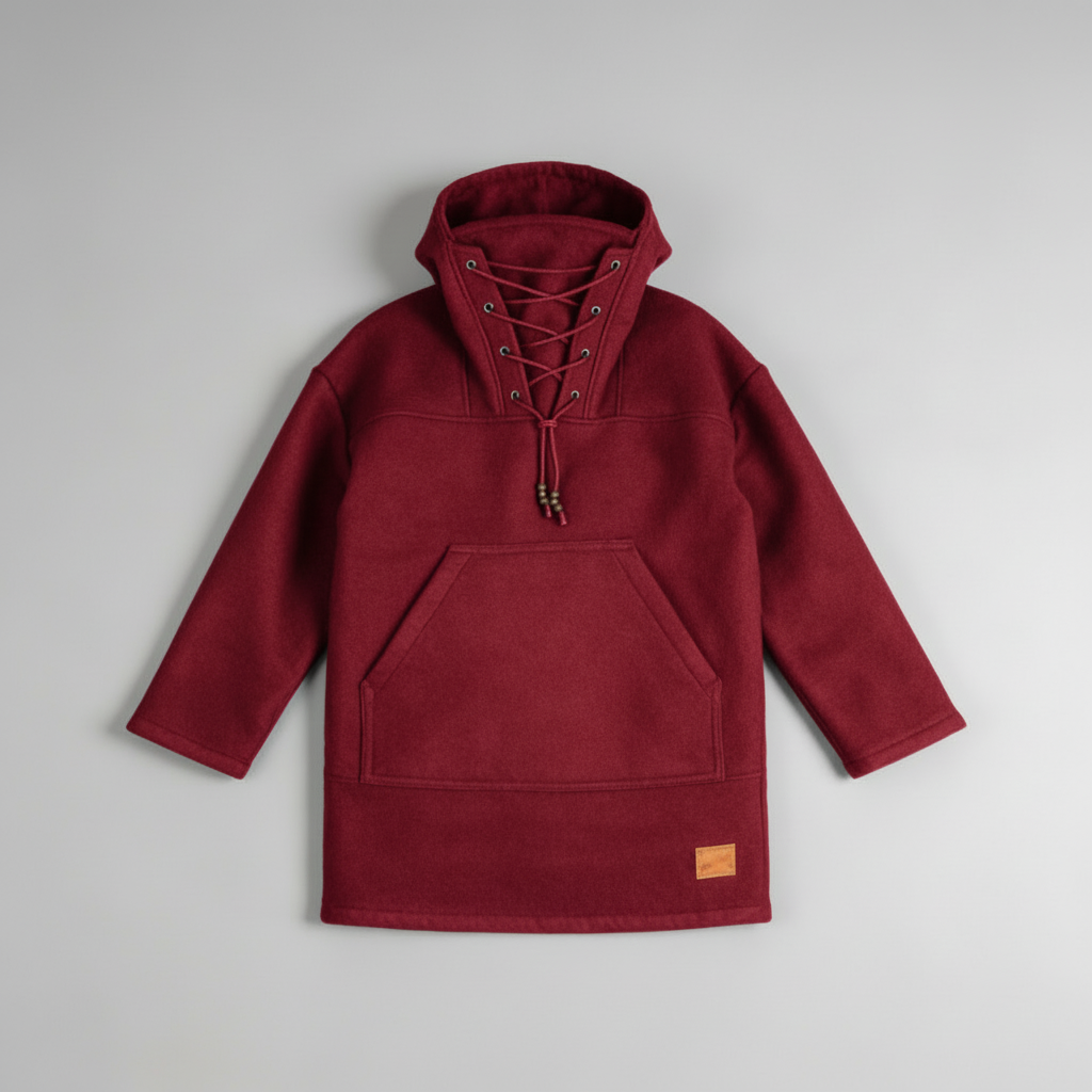 BowLift | Boreal Windrak Woolanorak Jacket | 650g/m² Heavyweight Wool | 28-Micron Wind-Resistant Outerwear | Technical Hunting & Expedition Smock