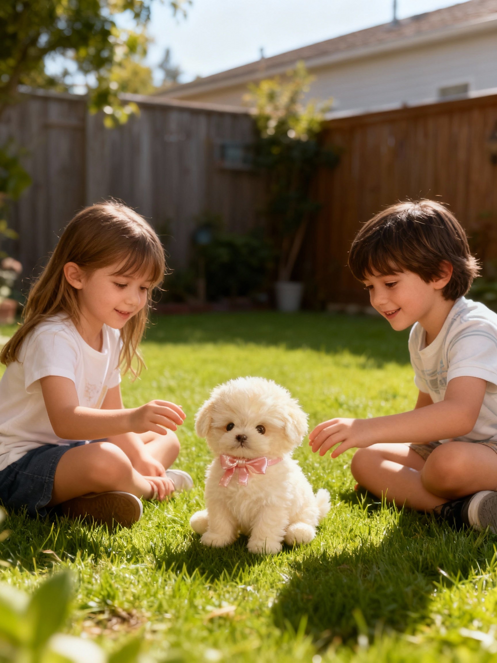 BowLift | Nicoo Interactive Robot Puppy | Walks, Barks, Wags Tail | Plush, Battery-Operated Toy