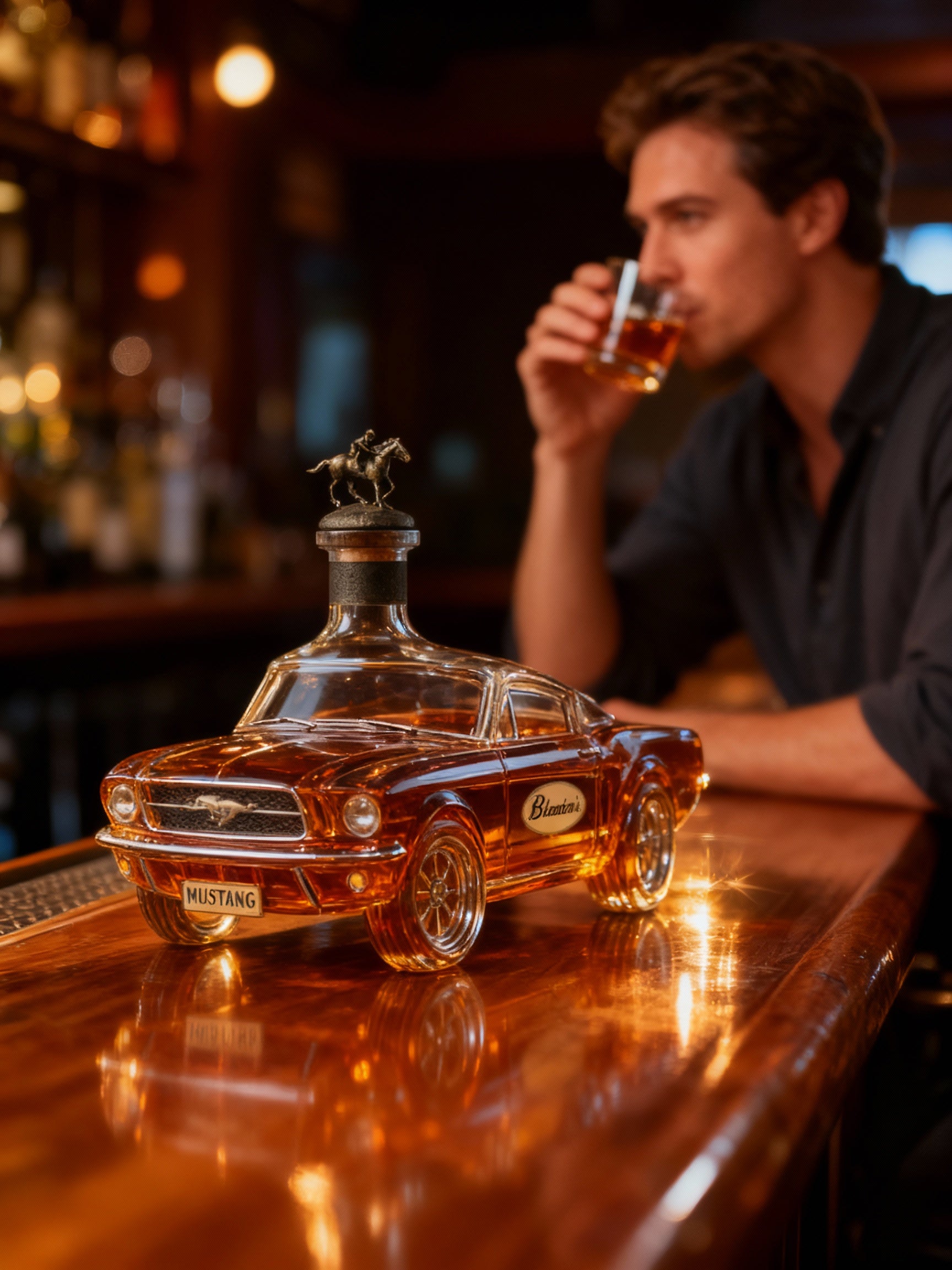 BowLift | Mustang Car Shaped Whiskey Decanter
