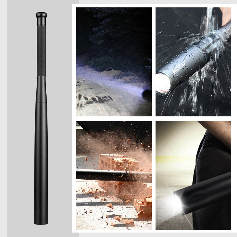 BowLift | Baseball Bat Shaped LED Flashlight | Aluminum Alloy, 3 Lighting Modes | Emergency & Utility Use