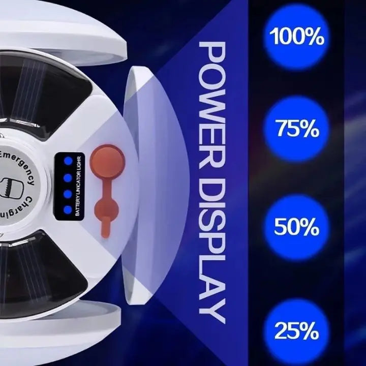 BowLift | Foldable Solar LED Lamp with Clip – Motion-Sensitive & Wireless