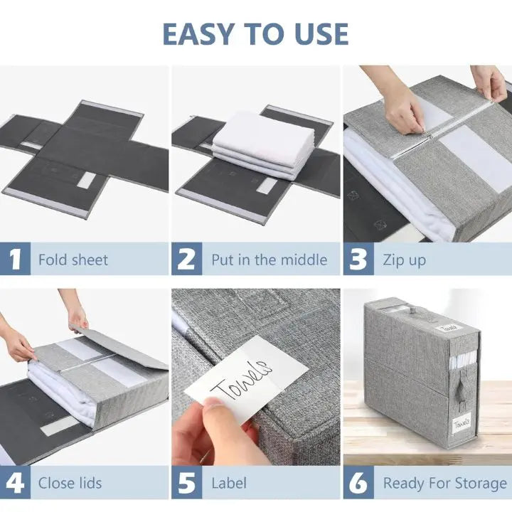 BowLift | Foldable Wardrobe Storage Boxes