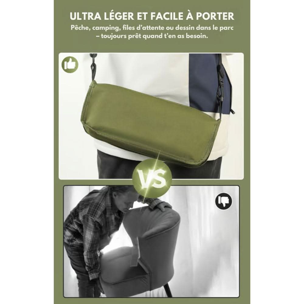 BowLift | in-1 chair bag - waterproof folding chair & rucksack for outdoor adventures