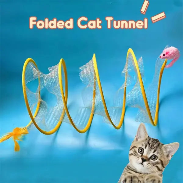 BowLift | Collapsible Cat Tunnel with Integrated Toys