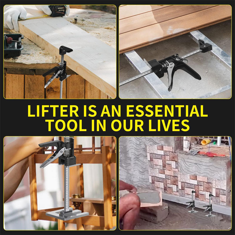 BowLift | Jack, 2 Pieces Manual Lifting Tools Jack Capacity 365 Pounds, 15.5 Inch Furniture Lift Jack For Doors, Wall Tile Positioners