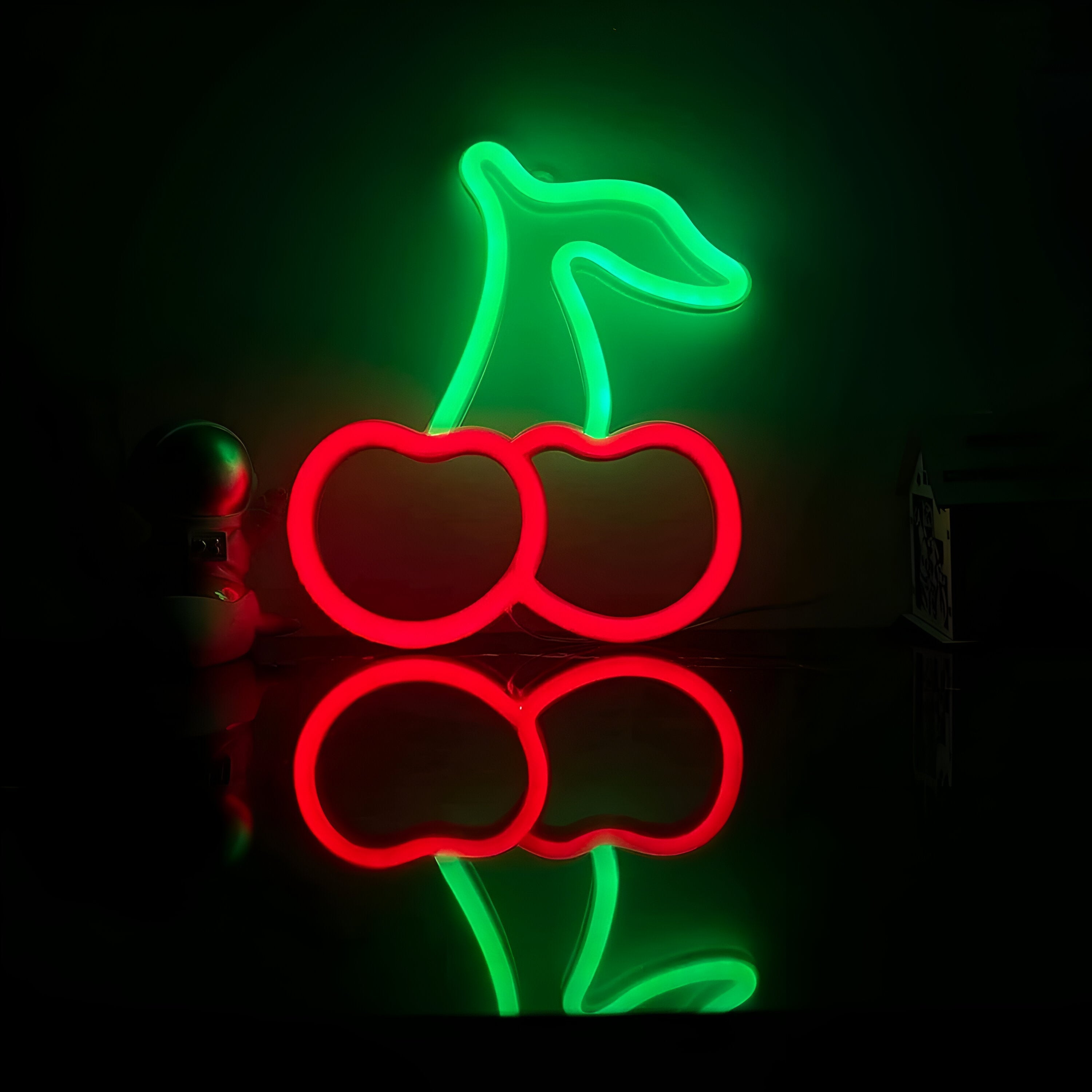 BowLift | Fast Food LED Neon Light – Colorful Wall Decoration with USB Connection