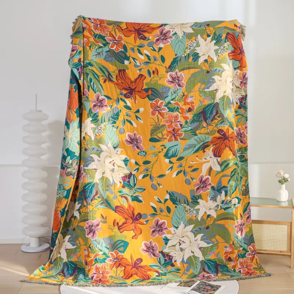 BowLift | Festival Tropics Cotton Blanket